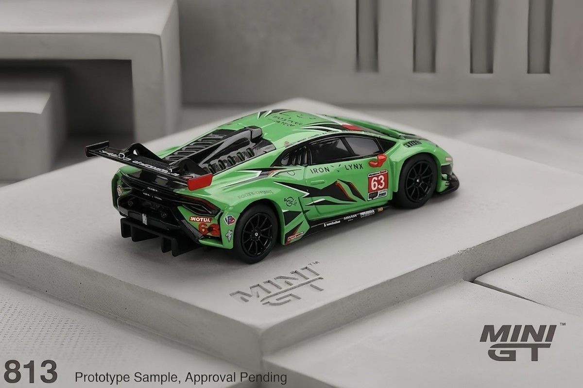 MINI GT 813 1/64 Lamborghini Huracan GT3 EVO2 #63 IMSA Daytona