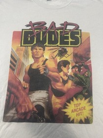 Bad Dudes Nes Classic Video Game Box Art T Shirt Size Medium Next Level apparel