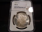1879-S MS65 Morgan Silver Dollar NGC Certified Gem - White/Faint Gold Hue