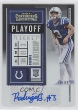 2020 Panini Contenders Rookie Playoff Ticket 79/99 Rodrigo Blankenship Auto 12yh