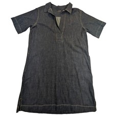 LAUREN Ralph Lauren Denim Jean Shirt Dress – Dark Wash Short Sleeve XL