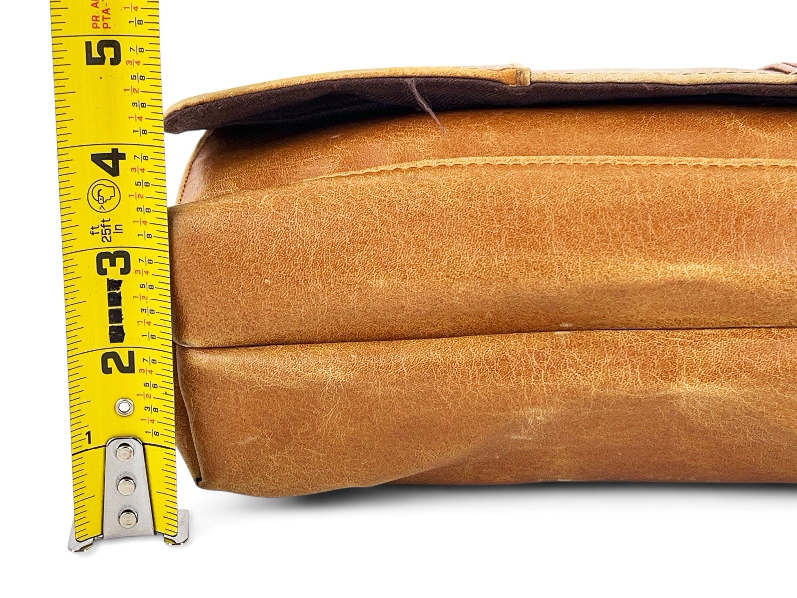 Vintage 70s Artisan Patchwork Leather Crossbody P… - image 6