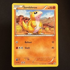 Sandshrew - 78/149 - Boundaries Crossed - Pokemon - Common - Damaged on eBay