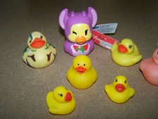 Group of 7 Rubber Ducks