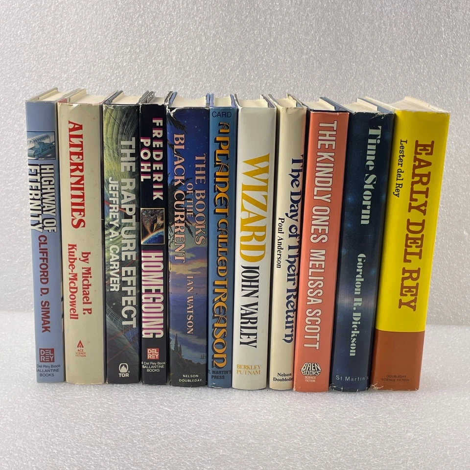 Sci-Fi Lot 11 Hardcovers Simak, Pohl, Varley, Card, Anderson - VG BCE - Image 3 of 4