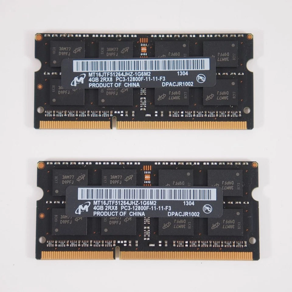 Micron Apple 4GB DDR3 PC3-12800F SODIMM Memory, MT16JTF51264JHZ-1G6M2 - Image 4 of 4