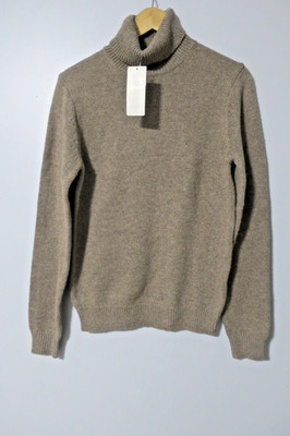 Uniqlo Heattech Turtle Neck Sweater Brown Size S