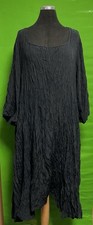 COCON.COMMERZ- Kleid - VIER-  Crash 100% Wascheide schwarz  Gr. 4 ungetragen