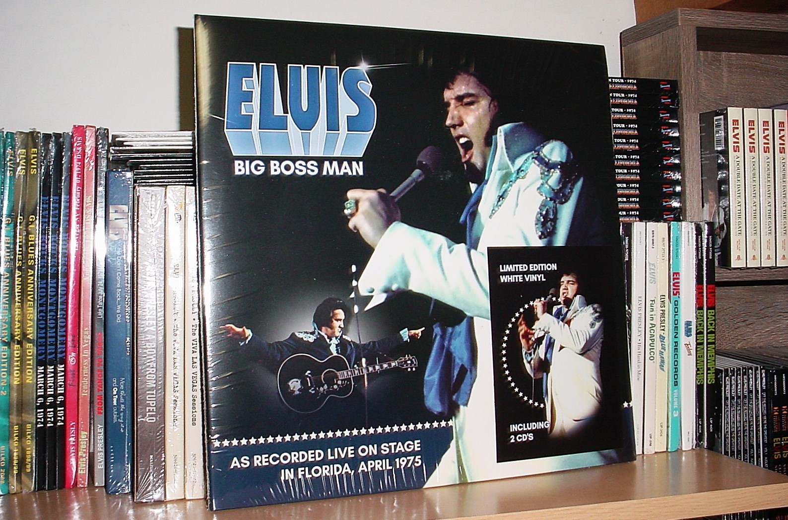Elvis Presley 2LP / 2CD: Big Boss Man (White Vinyl)
