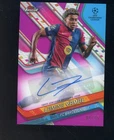 2024-25 Topps Finest UCC Soccer Purple Variation Lamine Yamal AUTO /75