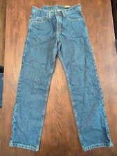 Blue Jeans New RK BRAND Work Wear Relaxed Fit 30x32