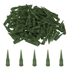 160Pcs 1.55mm Plastic Tapered Pinhead, 14 Gauge TT Blunt Tip, Transparent Olive