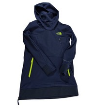 The North Face Boys Fleece Hoodie FlashDry XD Navy Blue Size M 10 12