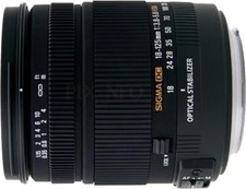 Sigma 18-125 mm f/3.8-5.6 DC OS obiettivo fotocamera fotografia Canon
