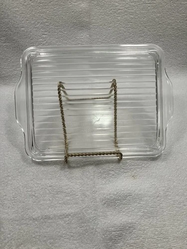 Vintage Pyrex 503-C Original Refrigerator Dish Full Ribbed Glass Lid - Lid Only