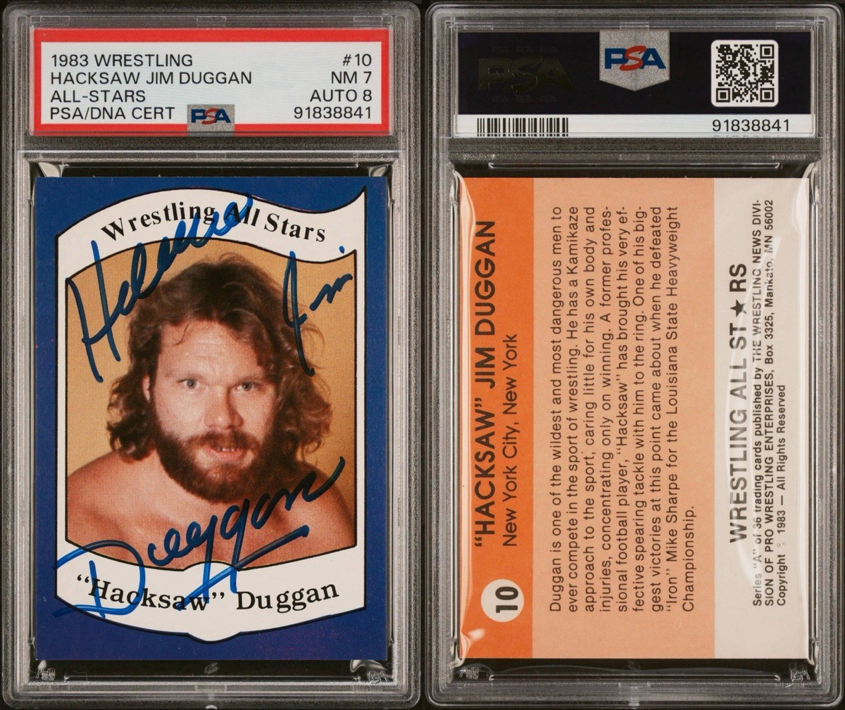 1983 Wrestling All-Stars Series A - Jim Duggan #10 (RC) for sale