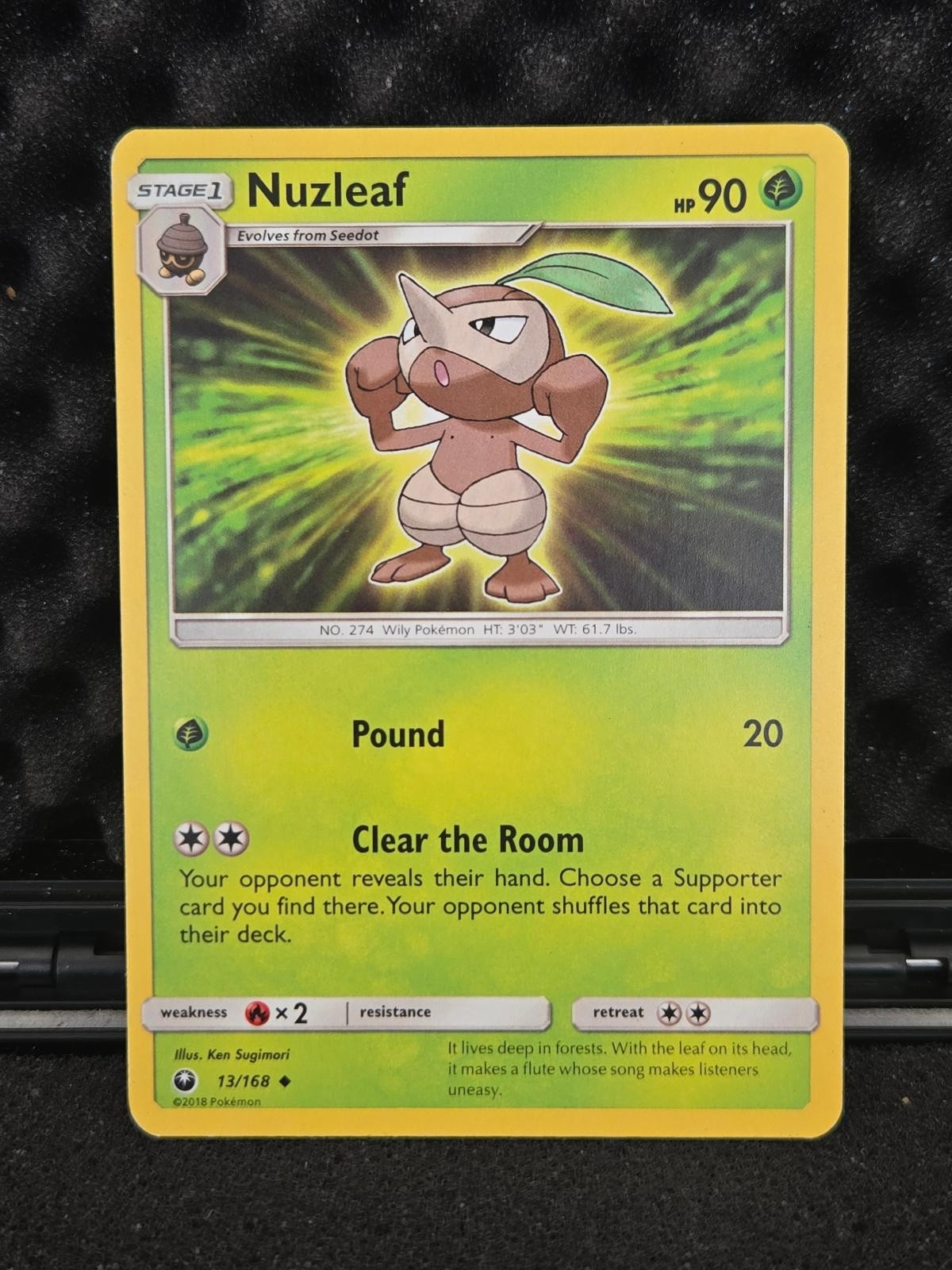 Nuzleaf 13/168 Uncommon Celestial Storm Pokemon Lightly Played