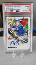 2020 Panini Diamond Kings Nick Solak Purple Auto Autograph #2/5 PSA 9 MINT