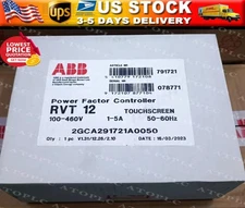 1PC New ABB RVT-12 2GCA291721A0050 POWER FACTOR CONTROLLER Expedited Shipping