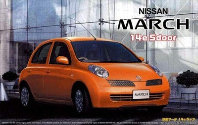 Fujimi Model 1/24 Inch Up Series No.62 Nissan New March 14e Plastic Model ID62