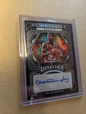 2021-22 Panini Obsidian Calvin Murphy Galaxy Auto Autographs #/149