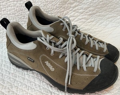ASOLO Shiver GV GTX Hiking Shoes Gore-Tex Suede Tan Vibram Men US Size 12