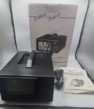 Vintage 1991 GPX TVP5B Portable 5 TV AM FM Radio Working