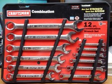 OLD CRAFTSMAN 47236 12 PC COMBINATION WRENCH SET MADE IN USA NIB NOS LQQK