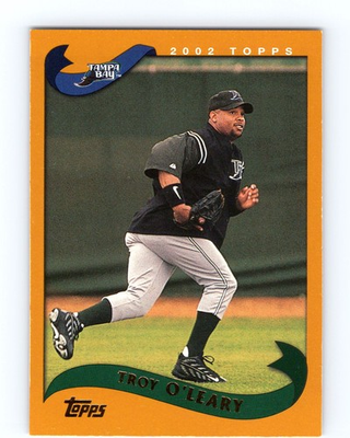 #ad 2002 Topps #614 Troy O#x27;Leary Tampa Bay Devil Rays Baseball Card $1.75