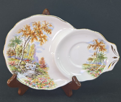 The Old Mill Stream Snack Plate, by Royal Standard