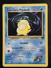 Pokemon Sabrina’s Psyduck 99/132 Gym Challenge Unlimited on eBay