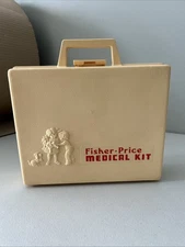 Vintage Fisher Price Medical Doctor Nurse Kit 1977 Complete Clean Set