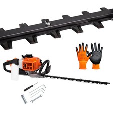 Tagliasiepi a scoppio 2 tempi doppia lama da 60 cm manico rotante articolato