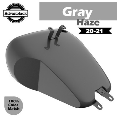 Gray Haze Holeshot Gas Tank with Knee Cutout For Harley Low Rider