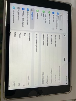 Apple iPad 9.gen. 64 GB  Wifi  4G 10,2 Zoll