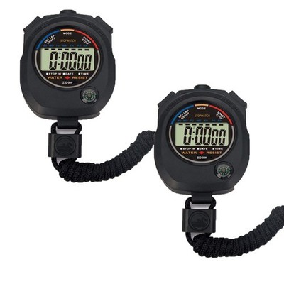 Pgzsy 2 Pack Multi-Function Electronic Digital 2 Count(Pack of 1), Black