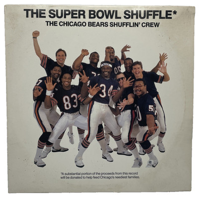 The Chicago Bears Shufflin Crew The Super Bowl Shuffle Vinyl Single 12inch
