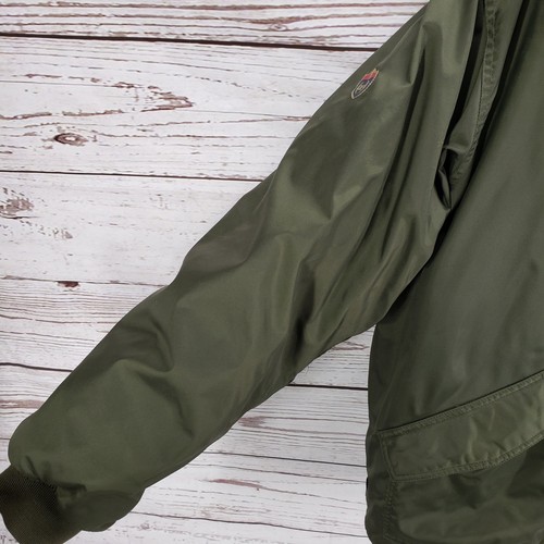 Phat Farm Green 5 Pockets Nylon Faux Fur Trim Full Zip Jacket Size 3XL - Picture 5 of 14
