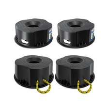 ROBLOCK 4 Packs Trailer Jack Block with Bag, RV Camper Stabilizer Blocks for ...