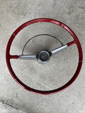 1965-66 Chevy Chevrolet Impala Bel Air Biscayne Red Steering Wheel Gm Vintage 1965-66 Chevy Chevrolet Impala Bel Air Biscayne Red Steering Wheel Gm Vintage