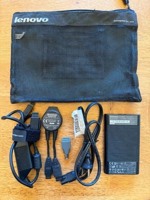 Lenovo UltraSlim 90W AC Adapter 41R4538 with Powertip, Power Hub, Carrying Case