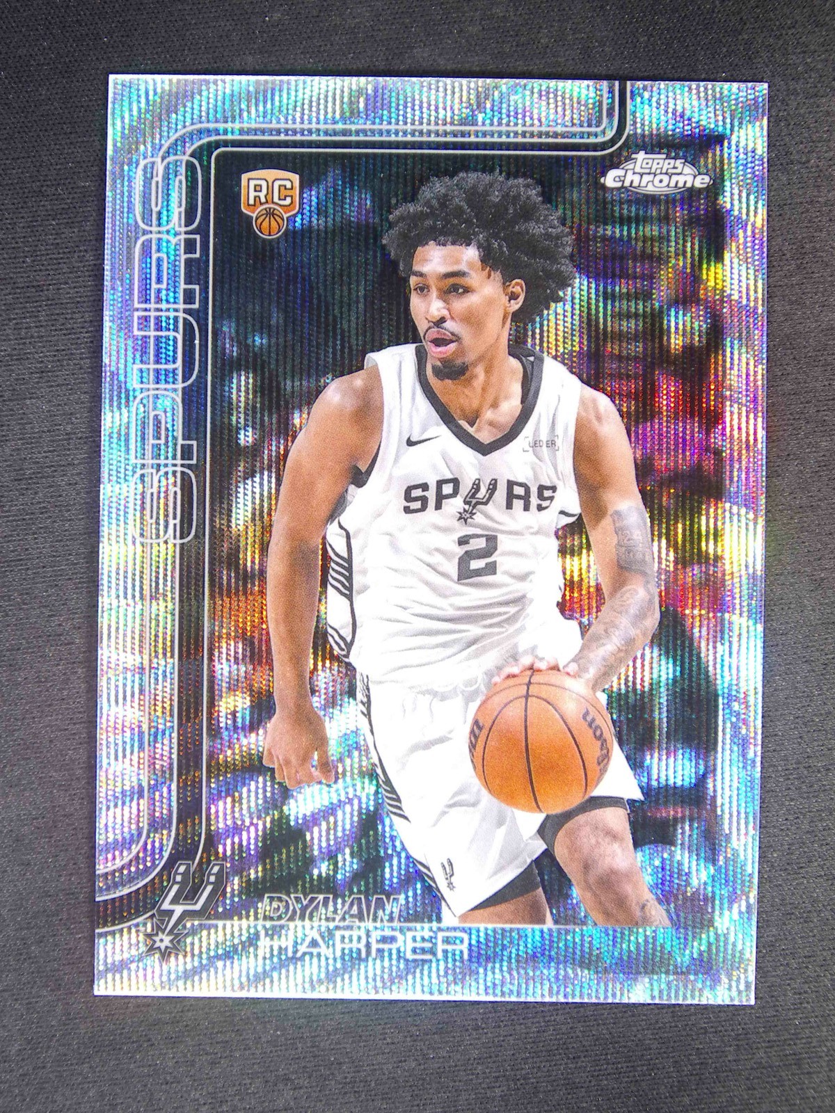 2025-26 Topps Chrome Dylan Harper #252 RC Rookie Wave Refractor