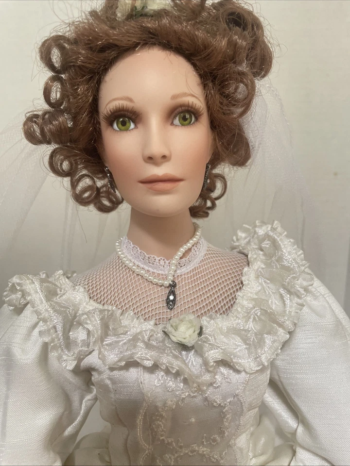 Paradise Galleries June Bridal Beauties by Patricia Rose 18" Porcelain Doll - Image 2 of 4