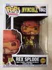 Funko Pop Television Invincible Rex Splode 1862 Chase Edition With Protector