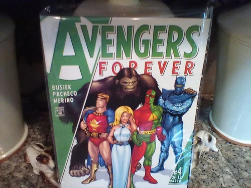 Marvel AVENGERS FOREVER #4 Frank Quitely (Mar 1999) Kurt Busiek Carlos Pacheco