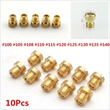 Carburador chorro principal GY6 125-150cc 10 piezas 157QMJ #105 #110 #115 #120 #125 #130 #135