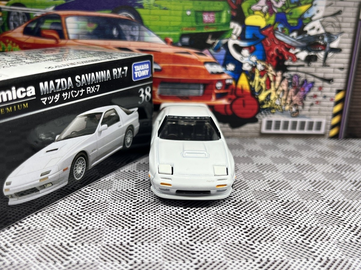 Tomica Premium TP# 38 Mazda Savanna RX-7 White FC3S 1/61 mini