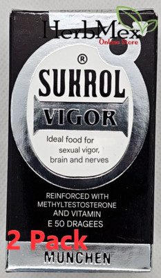 Sukrol vigor man 2 PACK  50 Tablets Dietary Supplement vigor sexual & mental