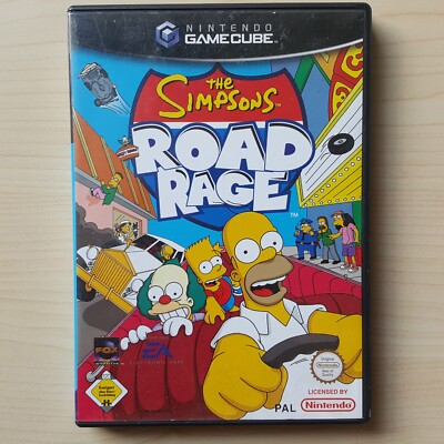 The Simpsons Road Rage in OVP Nintendo Gamecube Spiel Boxed Game (viele Kratzer)