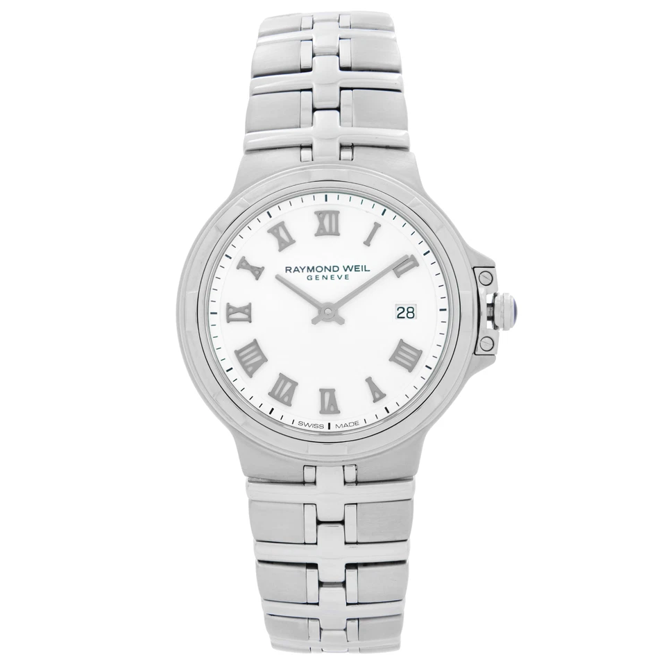 Raymond Weil Parsifal Steel White Roman Dial Quartz Ladies Watch 5180-ST-00300